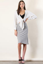 Load image into Gallery viewer, Mia Linen Front Tie Cardigan