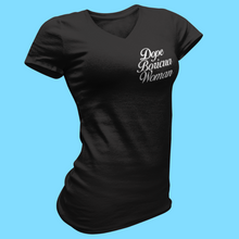Load image into Gallery viewer, Dope Boricua Woman V-Neck Shirt