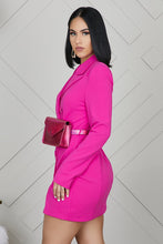 Load image into Gallery viewer, Madison Blazer Dress (comes with removable bag belt)