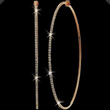 Load image into Gallery viewer, Crystal Hoops