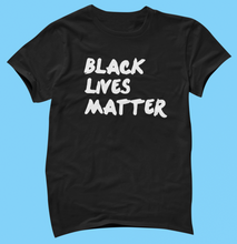 Load image into Gallery viewer, Black Lives Matter Paint Brush T-Shirt