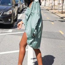 Load image into Gallery viewer, Sydney Sage Satin Dress Set