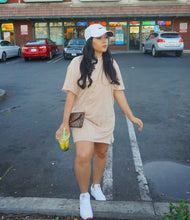 Load image into Gallery viewer, Peachy Keen T-Shirt Dress