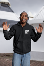 Load image into Gallery viewer, BORI zip up hoodie UNISEX
