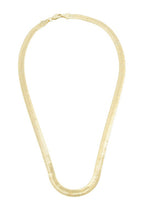 Load image into Gallery viewer, Gold Herringbone Chain (unisex)