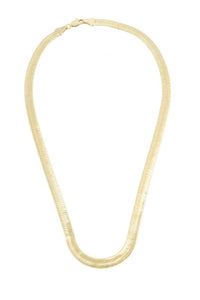 Gold Herringbone Chain (unisex)