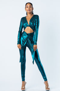 Mila Emerald Jumpsuit