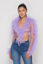 Load image into Gallery viewer, Lavender Dreams Mesh Top