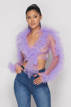 Load image into Gallery viewer, Lavender Dreams Mesh Top