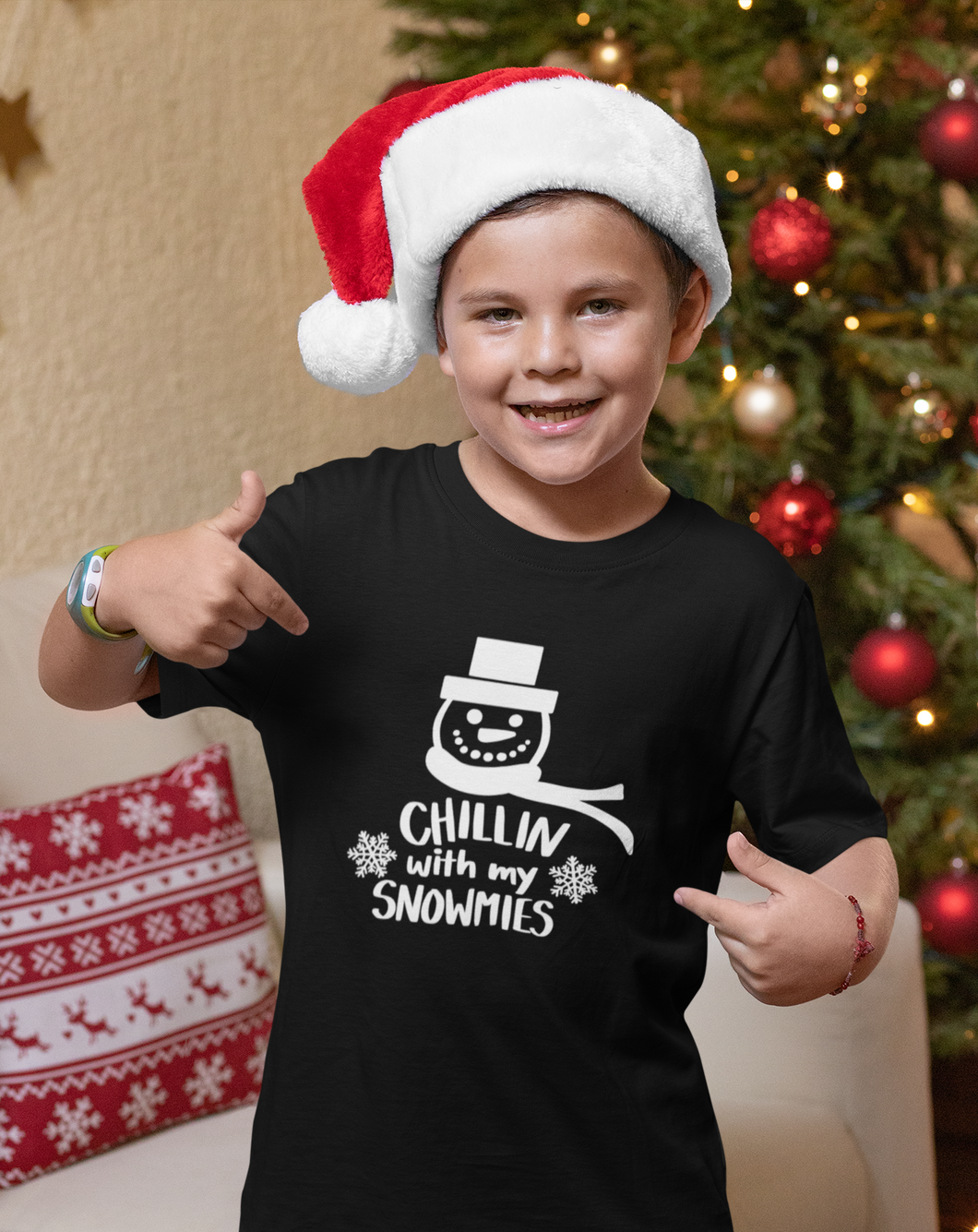 Chillin With My Snowmies Christmas Shirt