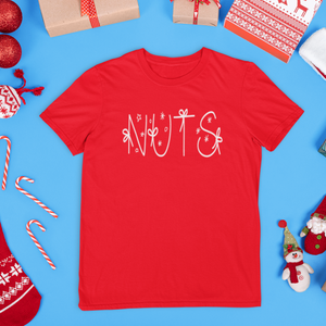 CHEST  NUTS Funny Couple Christmas Shirts