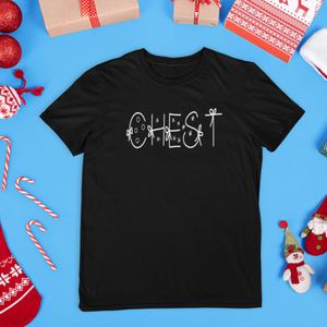 CHEST  NUTS Funny Couple Christmas Shirts