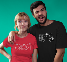 Load image into Gallery viewer, CHEST  NUTS Funny Couple Christmas Shirts
