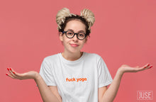 Load image into Gallery viewer, fuck yoga T-shirt (unisex)