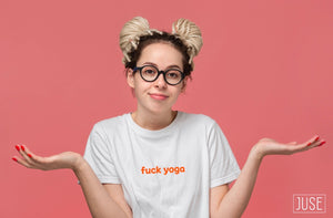 fuck yoga T-shirt (unisex)