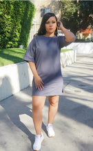 Load image into Gallery viewer, Ye Grey T-shirt Dress