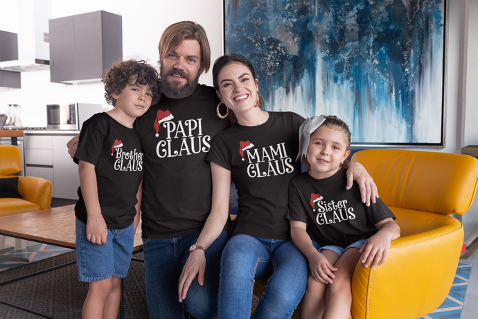 Santa Claus Family Christmas Shirts
