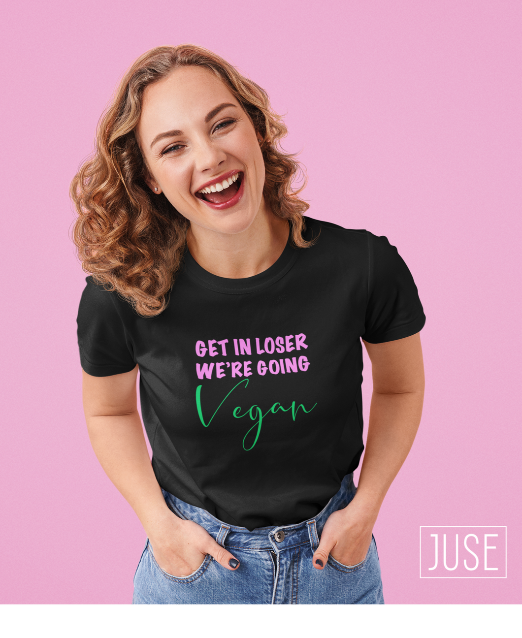 Get In Loser, We're Going VEGAN T-Shirt (Mean Girls Movie)