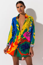 Load image into Gallery viewer, Vibing Shirt Dress